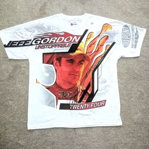 Vintage Jeff Gordon T-shirt / Chase Authentics Nascar Tee / Full Print T-shirt